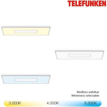 LED RGBW Ρυθμιζόμενο πάνελ LED/20W/230V 3000-6500K 25x100 cm ασημί + τηλεχειριστήριο