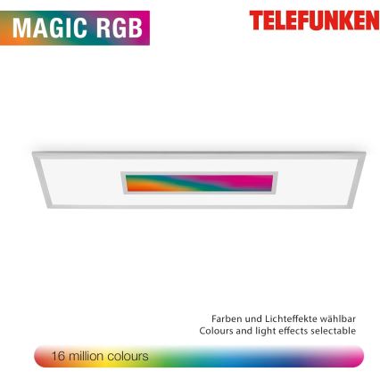 LED RGBW Ρυθμιζόμενο πάνελ LED/20W/230V 3000-6500K 25x100 cm ασημί + τηλεχειριστήριο