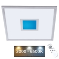 LED RGBW Ρυθμιζόμενο πάνελ LED/24W/230V 3000-6500K + τηλεχειριστήριο