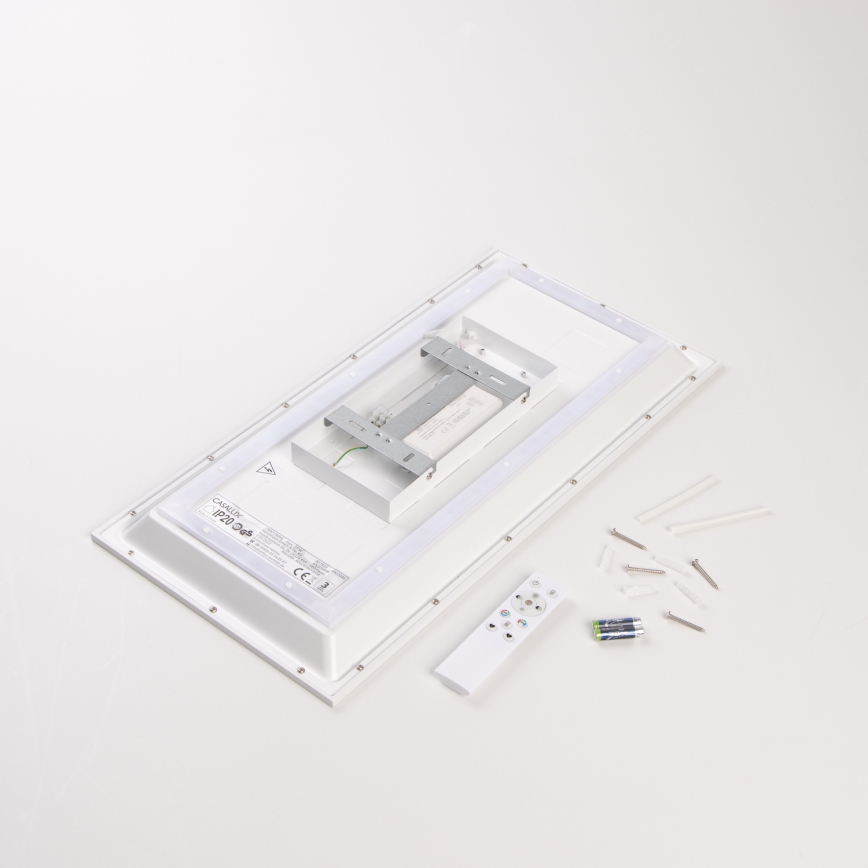 LED RGBW Ρυθμιζόμενο επιφανειακό πάνελ LED/22W/230V 2700-6500K 29,5x59,5 cm + τηλεχειριστήριο