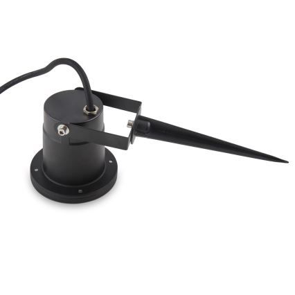 LED RGBW ρυθμιζόμενο εξωτερικό φωτιστικό BLAKE 1xGU10/6W/230V IP65 + τηλεχειριστήριο