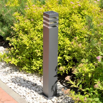 LED RGBW ρυθμιζόμενο φωτιστικό εξωτερικού χώρου TEKSAS 1xE27/12W/230V 2700-6500K Wi-Fi 74 cm IP44 ανθρακί