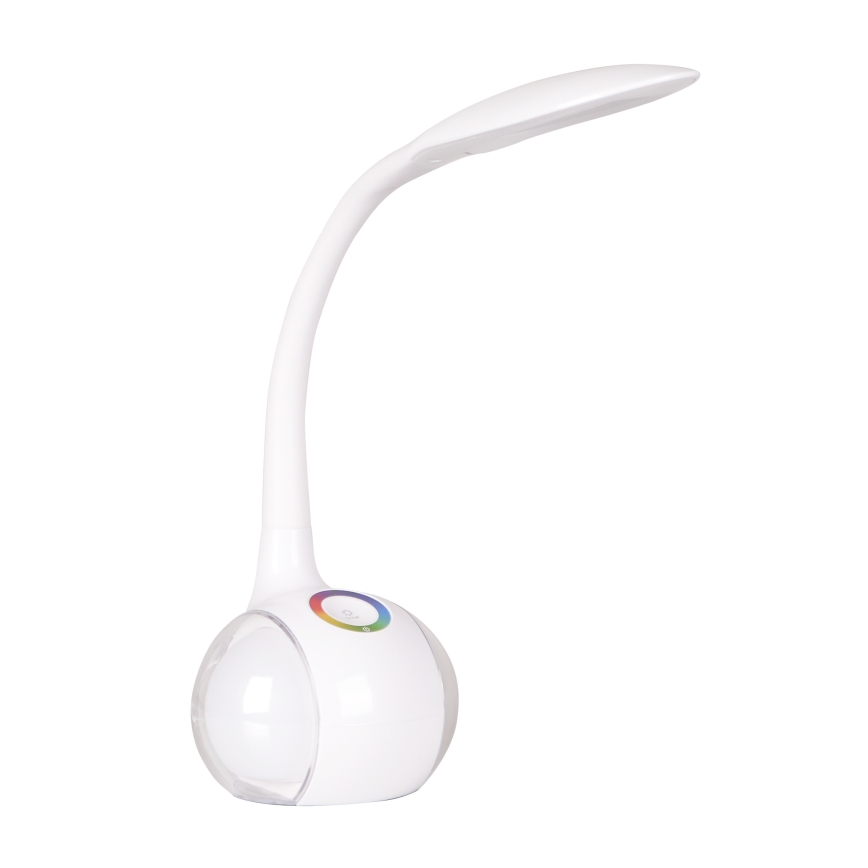 LED RGBW Επιτραπέζιο φωτιστικό αφής ντιμαριζόμενο COSMOS LED/6,5W/230V λευκό