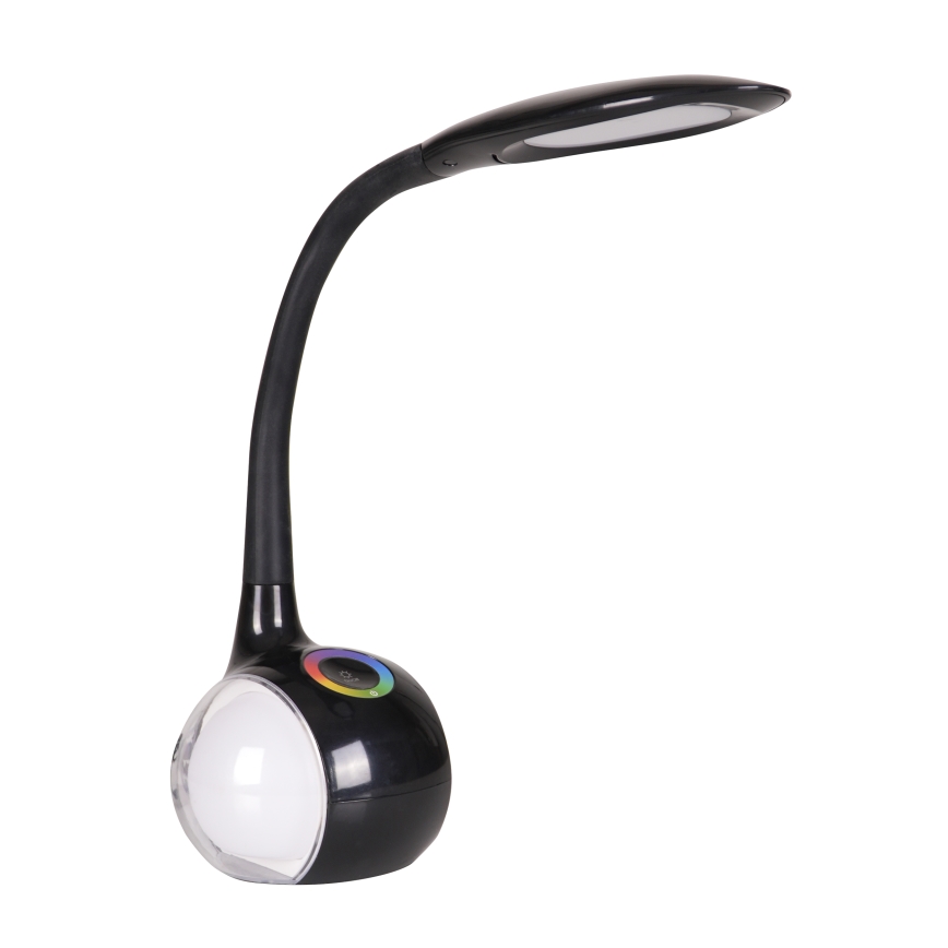 LED RGBW Επιτραπέζιο φωτιστικό αφής ντιμαριζόμενο COSMOS LED/6,5W/230V μαύρο