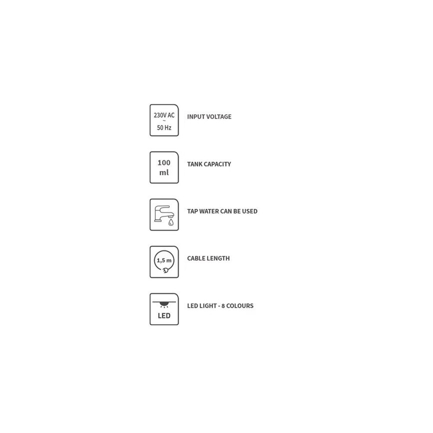 LED RGBW διαχύτης αρώματος LED/8W/230V 100 ml κουκουβάγια