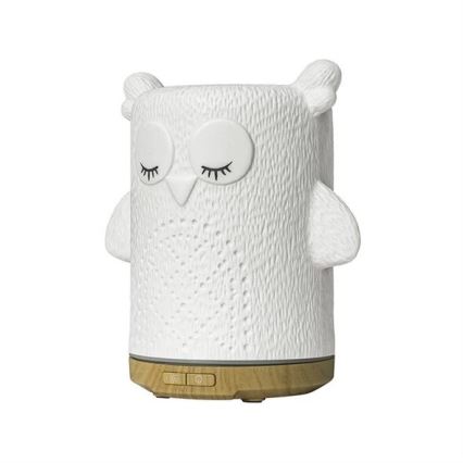 LED RGBW διαχύτης αρώματος LED/8W/230V 100 ml κουκουβάγια