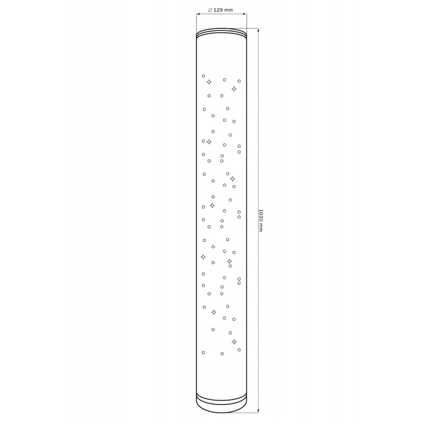 LED RGBW Επιδαπέδια λάμπα dimming STELLA LED/12W/230V + τηλεχειριστήριο