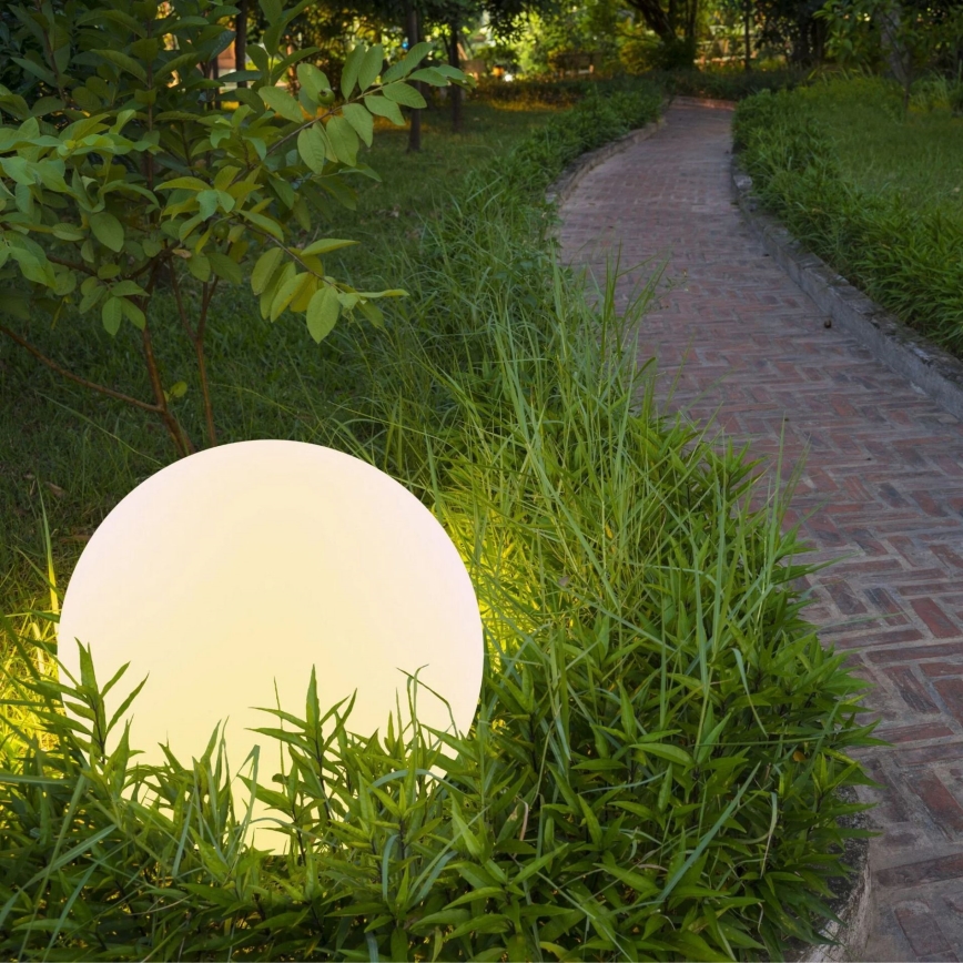 LED RGBW Ηλιακή λάμπα BALL LED/3,7V 1500 mAh διάμετρος 50 cm IP65 + τηλεχειριστήριο