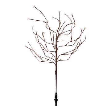 LED RGBW Ηλιακό φωτιστικό TREE LED/0,1W/1,2V 600 mAh IP44 καφέ