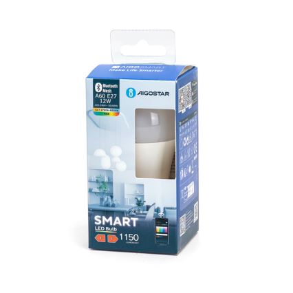 Λάμπα LED RGBW Dimmable A60 E27/12W/230V 2700-6500K - Aigostar