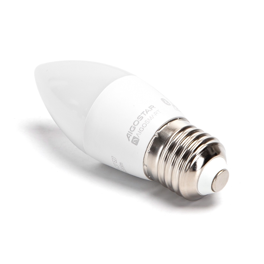 Λάμπα LED RGBW Dimmable C37 E27/4,9W/230V 2700-6500K - Aigostar