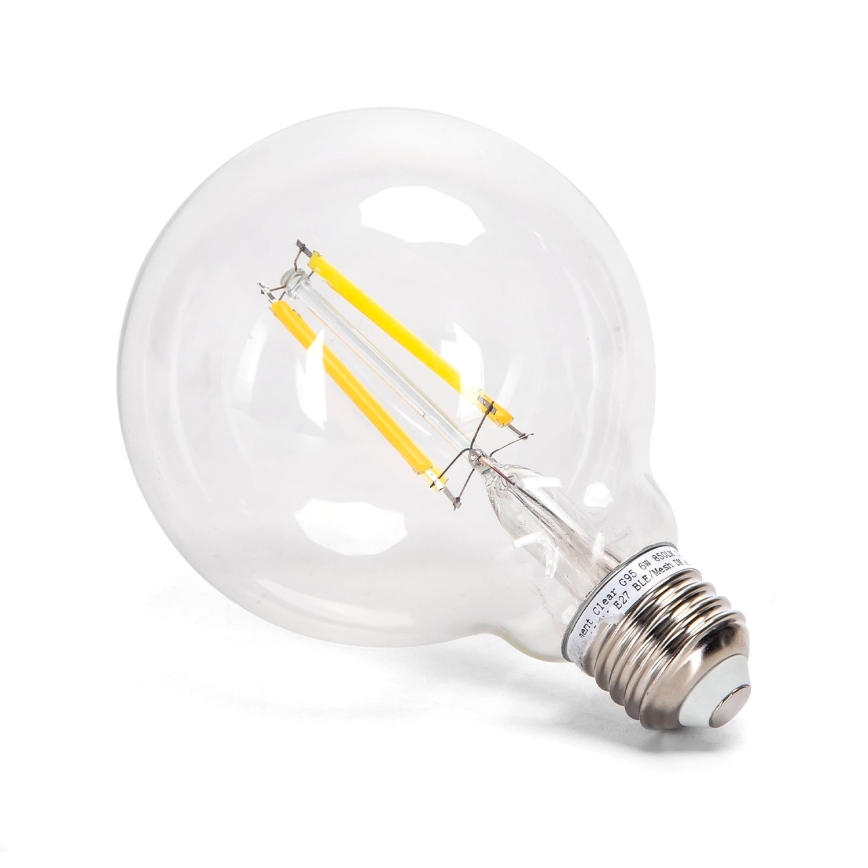 Λάμπα LED RGBW Dimmable FILAMENT MESH Smart G95 E27/4,9W/230V 2700K - Aigostar