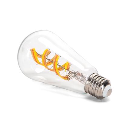 LED RGBW Λαμπτήρας FILAMENT ST64 E27/4,9W/230V 2700K - Aigostar