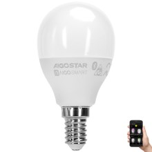 LED RGBW Λαμπτήρας G45 E14/4,9W/230V 2700-6500K - Aigostar