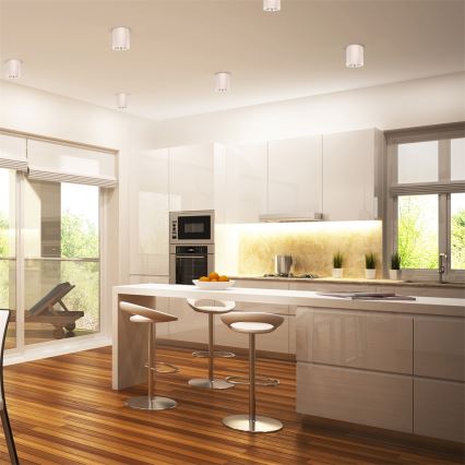 LED RGBW Ρυθμιζόμενη Σποτ Λάμπα JUPITER 1xE27/6,5W/230V 2700-6500K Wi-Fi διάμετρος 9,8 εκ. λευκό