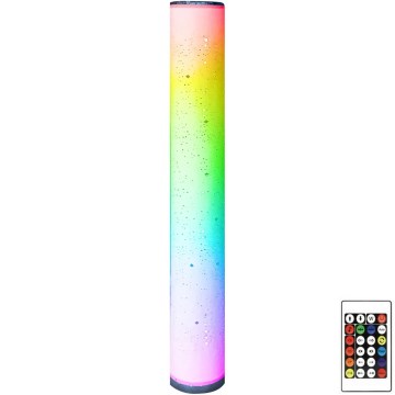 LED RGBW Ρυθμιζόμενο δαπέδου φωτιστικό STELLA LED/12W/230V + τηλεχειριστήριο