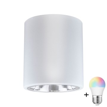 LED RGBW ρυθμιζόμενο σποτ φωτιστικό JUPITER 1xE27/6,5W/230V 2700-6500K Wi-Fi διάμ. 13 cm λευκό