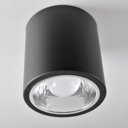 LED RGBW Ρυθμιζόμενο φωτιστικό JUPITER 1xE27/6,5W/230V 2700-6500K Wi-Fi διάμετρος 13 cm μαύρο