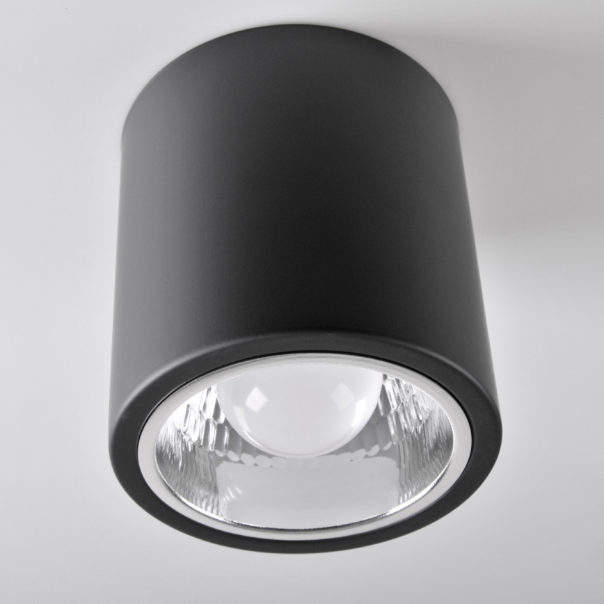 LED RGBW Ρυθμιζόμενο φωτιστικό JUPITER 1xE27/6,5W/230V 2700-6500K Wi-Fi διάμετρος 13 cm μαύρο