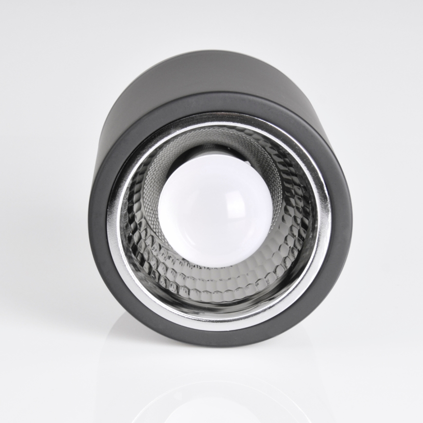 LED RGBW Ρυθμιζόμενο φωτιστικό JUPITER 1xE27/6,5W/230V 2700-6500K Wi-Fi διάμετρος 13 cm μαύρο