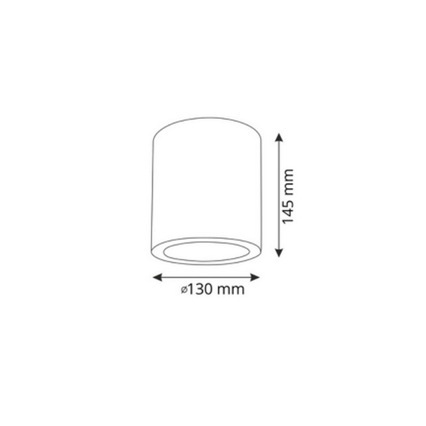 LED RGBW Ρυθμιζόμενο φωτιστικό JUPITER 1xE27/6,5W/230V 2700-6500K Wi-Fi διάμετρος 13 cm μαύρο