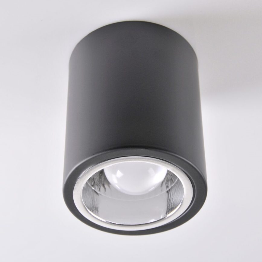 LED RGBW Ρυθμιζόμενο φωτιστικό JUPITER 1xE27/6,5W/230V 2700-6500K Wi-Fi διάμετρος 9,8 cm μαύρο
