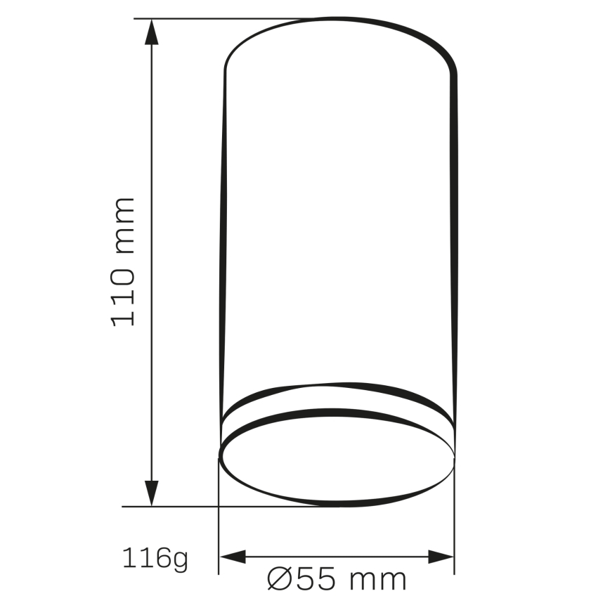 LED RGBW Ρυθμιζόμενο φωτιστικό μπάνιου TURYN 1xGU10/6,5W/230V 2700-6500K Wi-Fi IP44 λευκό