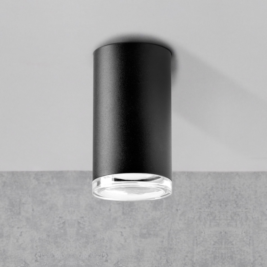 LED RGBW Ρυθμιζόμενο φωτιστικό μπάνιου TURYN 1xGU10/6,5W/230V 2700-6500K Wi-Fi IP44 μαύρο