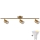 LED RGBW ρυθμιζόμενο φωτιστικό σποτ GOLDI 3xGU10/6,5W/230V 2700-6500K Wi-Fi χρυσό