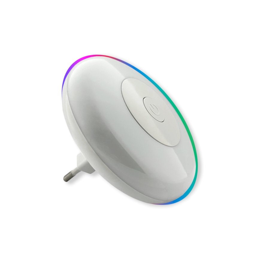 LED RGBW Φωτάκι νυκτός LED/1W/230V λευκό