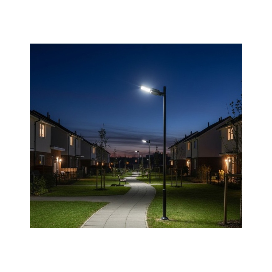 Ηλιακό LED φωτιστικό δρόμου με αισθητήρα STREET LED/20W/7,4V 3000/4000/6000K IP65 5400 mAh