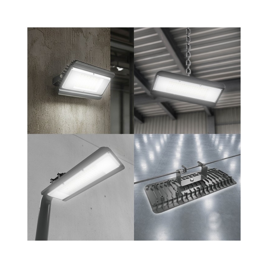 LED Τεχνικό φωτιστικό 4 σε 1 MULTILUXO LED/100W/230V 4000K IP65 30 cm