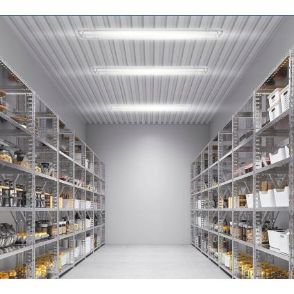 LED Τεχνικό φωτιστικό φθορισμού T8 2xG13/20W/230V 6500K 120 cm IP65 λευκό