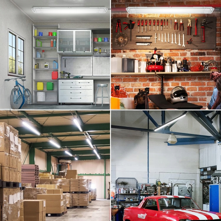 LED Τεχνικό φωτιστικό φθορισμού T8 2xG13/20W/230V 6500K 120 cm IP65 λευκό