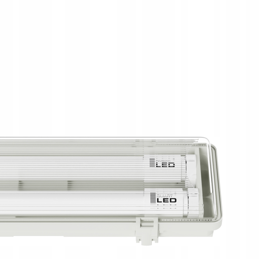 LED Τεχνικό φωτιστικό φθορισμού T8 2xG13/20W/230V 6500K 120 cm IP65 λευκό