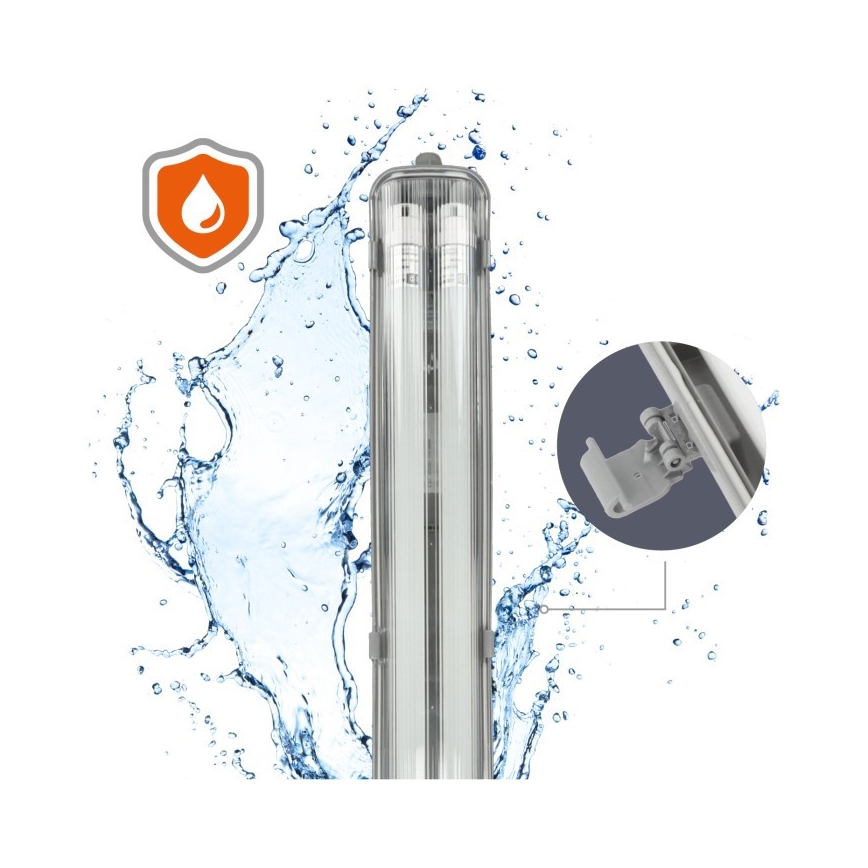 LED τεχνικό φωτιστικό T8 2xG13/18W/230V 6500K IP65 127 cm