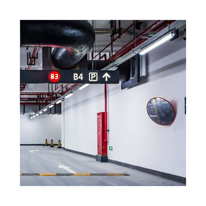 LED τεχνικό φωτιστικό τύπου φθορισμού με ενσωματωμένη μονάδα έκτακτης ανάγκης LED/48W/230V 6500K IP65 2200 mAh 150 cm