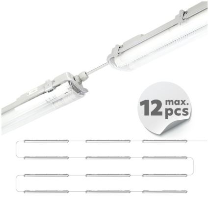 LED τεχνικό φθοριστικό T8 2xG13/18W/230V 5000K IP65 127 cm