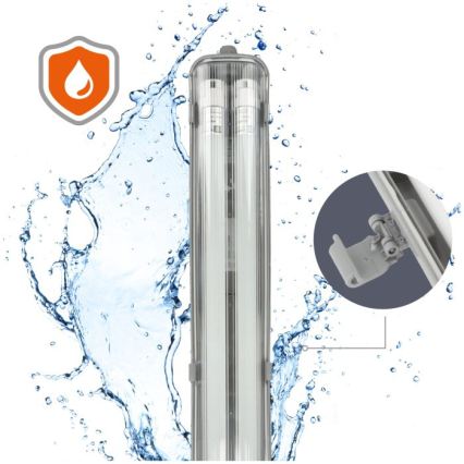 LED τεχνικό φθοριστικό T8 2xG13/18W/230V 5000K IP65 127 cm