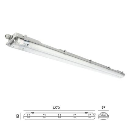 LED τεχνικό φθοριστικό T8 2xG13/18W/230V 5000K IP65 127 cm