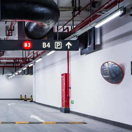 Γραμμικό τεχνικό φωτιστικό LED με αισθητήρα κίνησης και σούρουπου LED/48W/230V IP65 6500K 150 cm