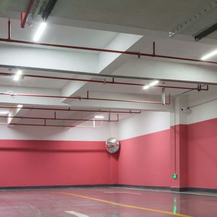 Γραμμικό τεχνικό φωτιστικό LED με αισθητήρα κίνησης και σούρουπου LED/48W/230V IP65 6500K 150 cm