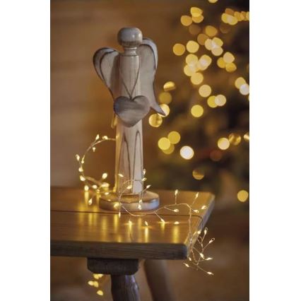 LED γιρλάντα 100xLED/3xAA 2,7m ζεστό λευκό