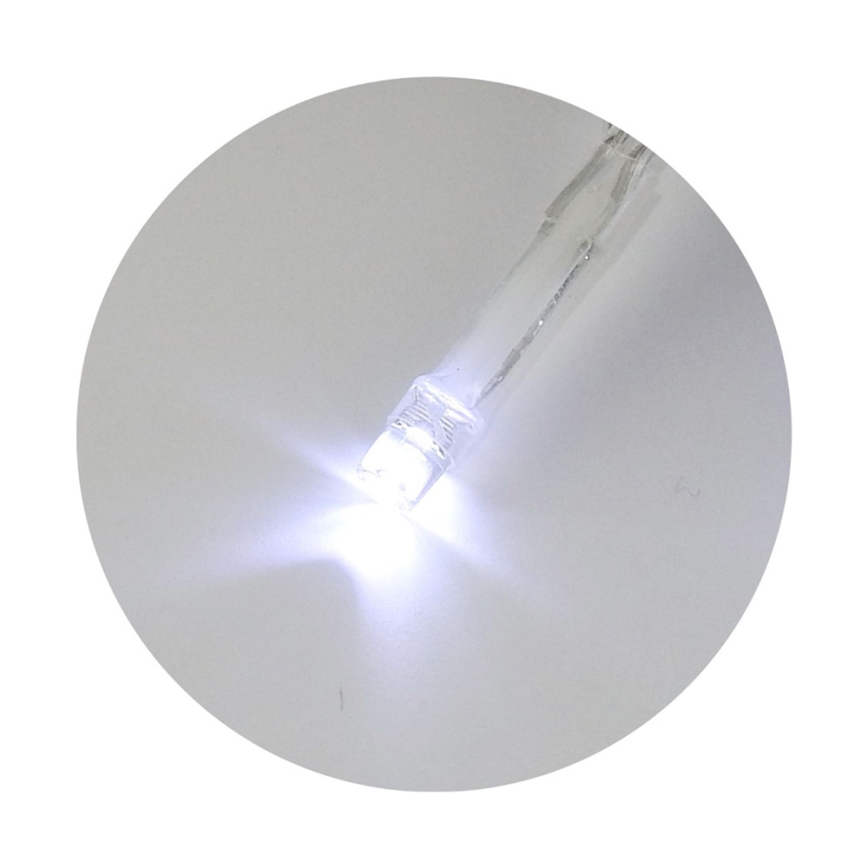 LED γιρλάντα 20xLED/2 λειτουργίες 2,4m ψυχρό λευκό