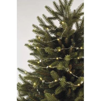 LED γιρλάντα 20xLED/2xAA 2,2 m θερμό λευκό