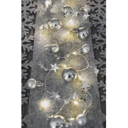 LED γιρλάντα 20xLED/2xAA 2,2 m θερμό λευκό