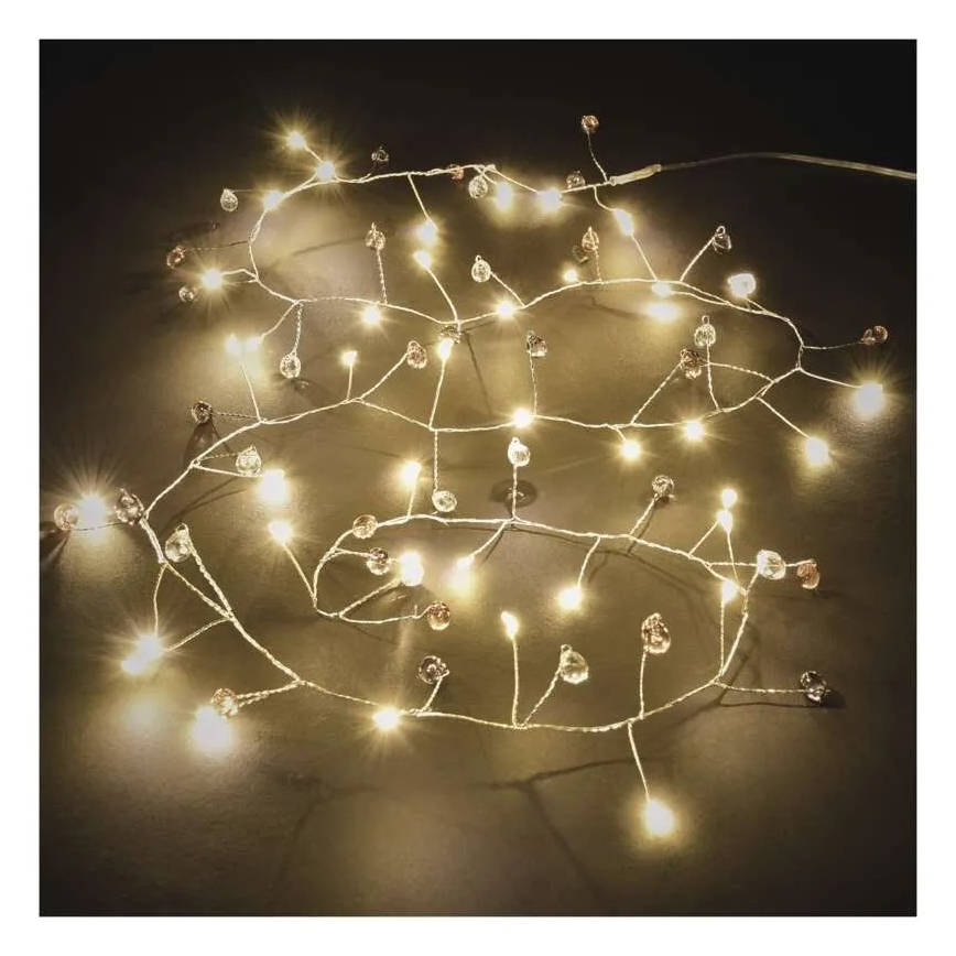 LED γιρλάντα 40xLED/3xAA 1,5 m θερμό λευκό