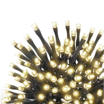 LED γιρλάντα εξωτερικού χώρου, 100 LED, 15 m, IP44, ζεστό λευκό