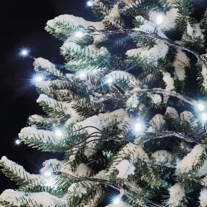 LED γιρλάντα εξωτερικού χώρου 100xLED/10m IP44 ψυχρό λευκό