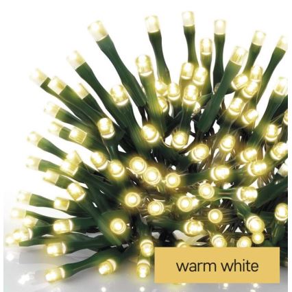 LED γιρλάντα εξωτερικού χώρου 200xLED/8 λειτουργίες 8,6m IP44 ζεστό λευκό